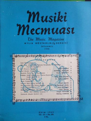 Musiki Mecmuası 1969 / 251
