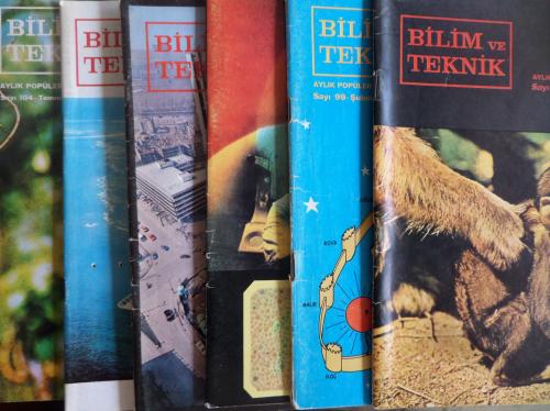 Bilim ve Teknik 1976 / 6 Adet