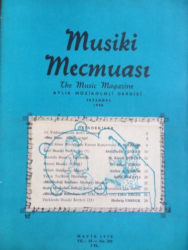 Musiki Mecmuası 1970 / 258