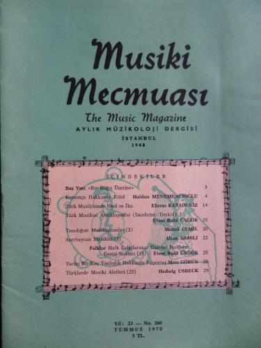 Musiki Mecmuası 1970 / 260