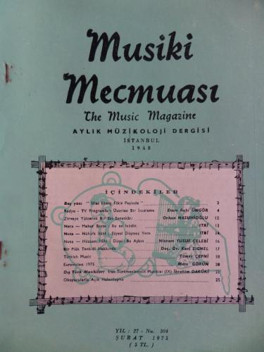Musiki Mecmuası 1975 / 304