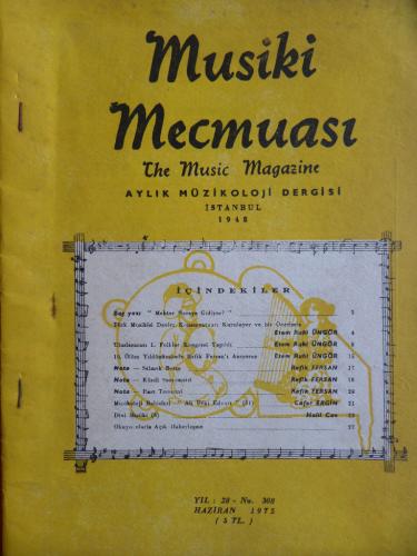 Musiki Mecmuası 1975 / 308