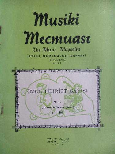 Musiki Mecmuası 1974 / 302