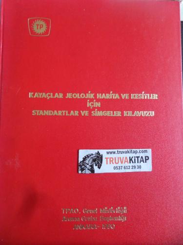 Kayaçlar Jeoloji Harita ve Kesitler İçin Standart ve Simgeler Kılavuzu