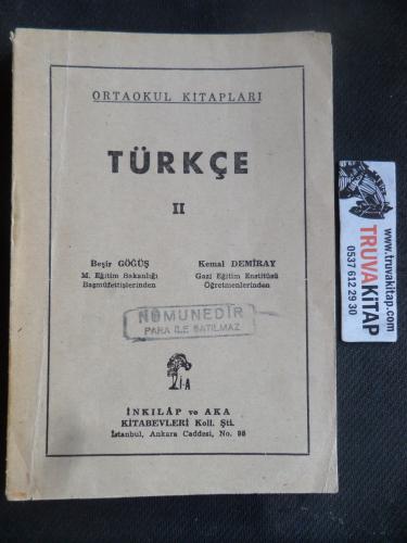 Türkçe II Beşir Göğüş