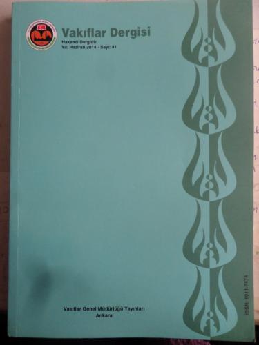 Vakıflar Dergisi 2014 / 41