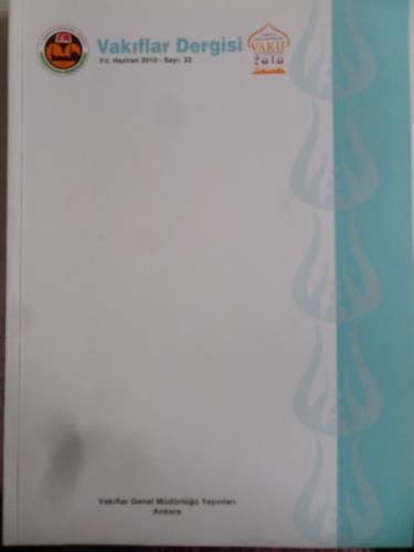 Vakıflar Dergisi 2010 / 33