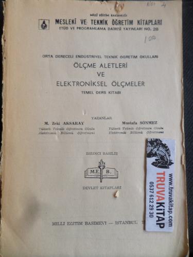 Ölçme Aletleri ve Elektroniksel Ölçmeler