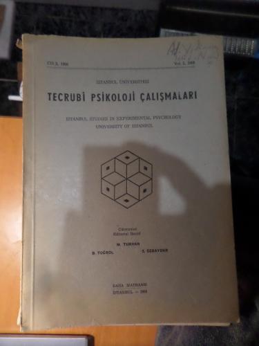 Tercübi Psikoloji Çalışmaları