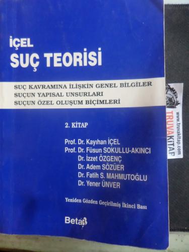 Suç Teorisi 2. Kitap Kayıhan İçel