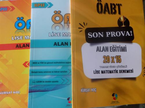 ÖABT Lise Matematik Kitapları / 3 Adet