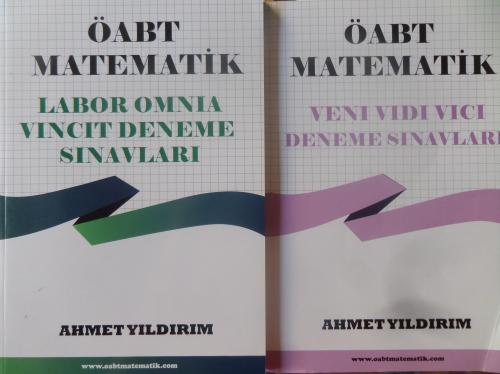 ÖABT Matematik Kitapları / 2 Adet