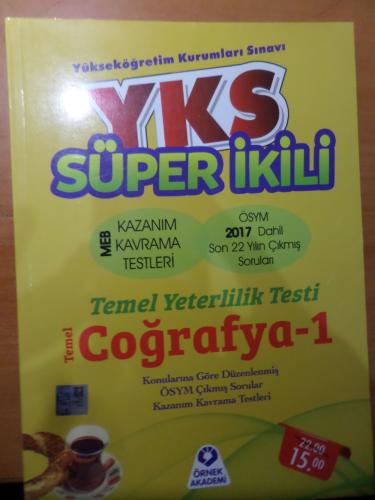 YKS Süper İkili Temel Yeterlilik Testi Coğrafya - 1