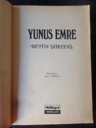Yunus Emre Bütün Şiirleri Cahit Öztelli