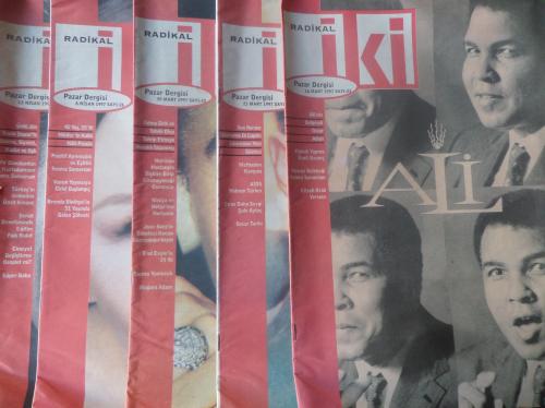 Radikal İki Pazar Dergisi 1997 / 23-24-25-26-27 (5 Adet)