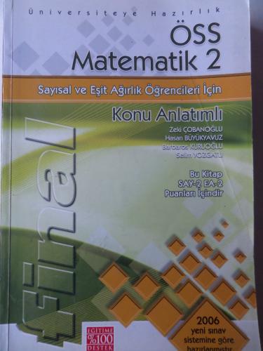 ÖSS Matematik 2 Konu Anlatımlı Zeki Çobanoğlu