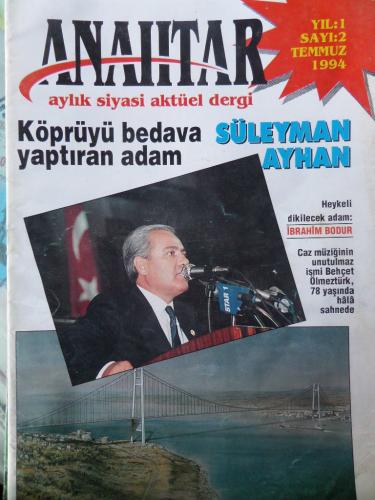 Anahtar Aylık Siyasi Aktüel Dergisi 1994 / 2