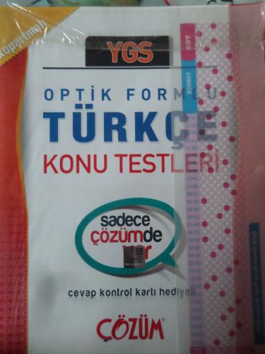 YGS Optik Formlu Türkçe Konu Testleri