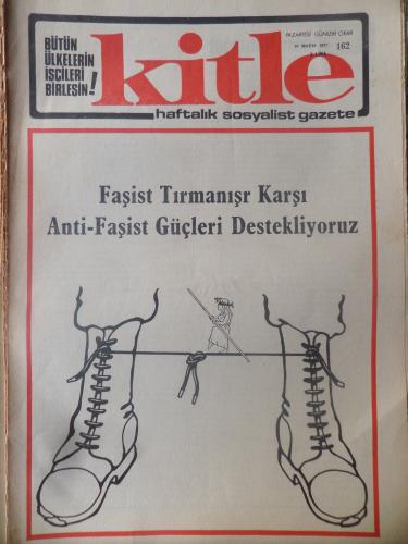 Kitle Gazetesi 30 Mayıs 1977 - Faşist Tırmanışr Karşı Anti-Faşist Güçleri Destekliyoruz