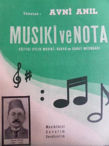 Musiki ve Nota Eğitici Aylık Musiki Mecmuası 1971 / 17