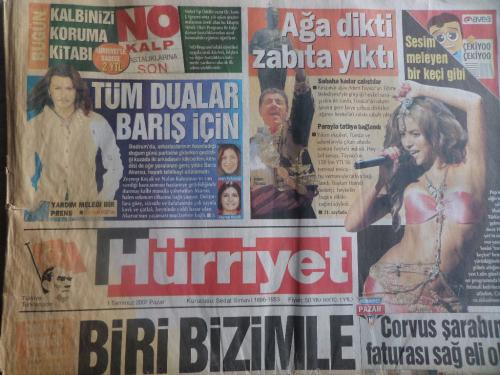 Eski Gazete / Hürriyet 1 Temmuz 2007
