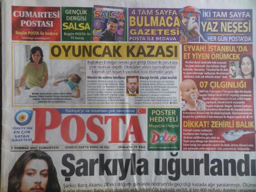 Eski Gazete / Posta 7 Temmuz 2007