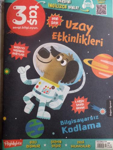 3 taş Sevgi Bilgi Oyun Dergisi 2021 / 02 - Uzay Etkinlikleri