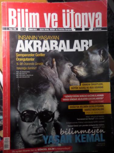 Bilim ve Ütopya 2015 / 250 - İnsanın Yaşayan Akrabaları