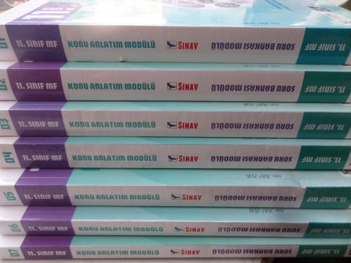 11. Sınıf MF Konu Anlatım Modülü - Soru Bankası Modülü / 7 Adet (İkinc