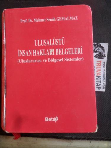 Ulusalüstü İnsan Hakları Belgeleri Mehmet Semih Gemalmaz