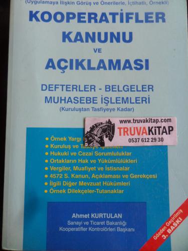 Kooperatifler Kanunu ve Açıklaması