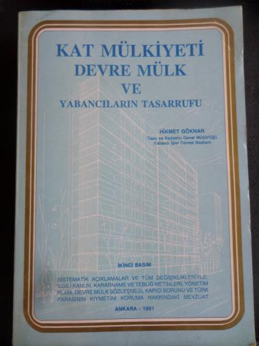 Kat Mülkiyeti Devre Mülk Ve Yabancıların Tasarrufu