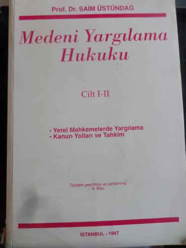 Medeni Yargılama Hukuku Cilt I-II