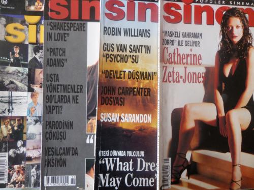 Sinema Dergisi 1999 / 48-49-50-57  (4 Adet)