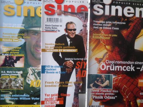 Sinema Dergisi 2002 / 86-87-88 (3 Adet)