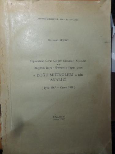 Doğu Mitingleri Analizi