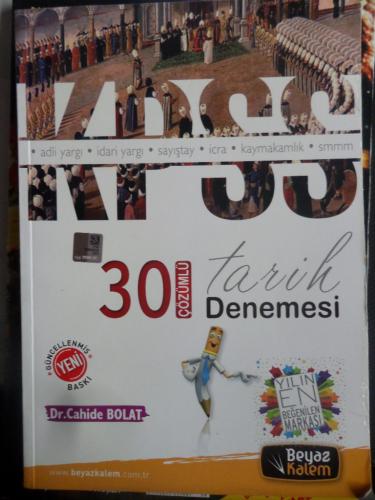 KPSS Tarih 30 Çözümlü Denemesi Cahide Bolat