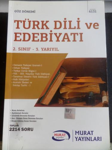 2. Sınıf 3. Yarıyıl Türk Dili ve Edebiyatı