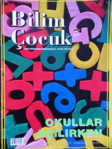 Bilim Çocuk 1999 / 21 - Okullar Açılırken