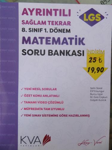 8. Sınıf 1. Dönem Ayrıntı Sağlam Tekrar Matematik Soru Bankası