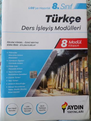 8. Sınıf Türkçe Ders İşleyiş Modülleri / 7 Modül Kitapçık Özlem Yüksel