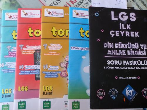 8. Sınıf Okula Yardımcı Sınavlara Hazırlık Kitapları / 5 Adet