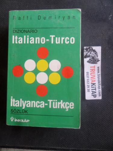 İtalyanca - Türkçe Sözlük Raffi Demiryan
