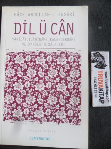 Dil Ü Can Varidat İlahiname Kalendername ve Makulat Risaleleri