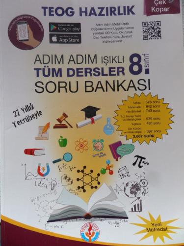 TEOG Hazırlık 8. Sınıf Adım Adım Işıklı Tüm Dersler Soru Bankası