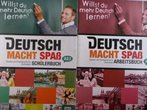 Deutsch Macht Spab A2.1 ( Schülerbuch + Arbeitsbuch ) Gülnaime Bakmay