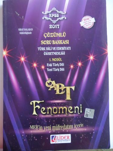 ÖABT Fenomeni Türk Dili ve Edebiyatı Öğretmenliği Çözümlü Soru Bankası