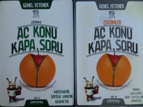 KPSS Genel Yetenek Aç Konu KApa Soru Cilt II - III