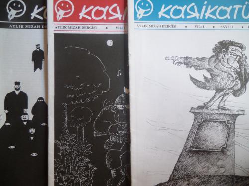 Karikatür Aylık Mizah Dergisi 1993 / 2-6-7 (3 Adet)