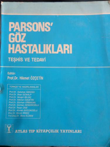Parsons Göz Hastalıkları Teşhis ve Tedavi